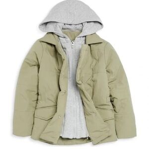Blank NYC Olive and Gray Jacket size 10-12 XL​